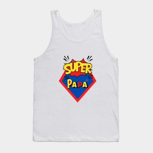 Súper DAD. Idea de regalo para papá en su día. Día del Padre Tank Top